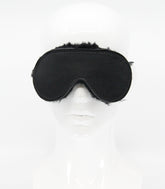 Love In Leather Sheepskin Lined Bondage Blindfold Masks And Blindfolds